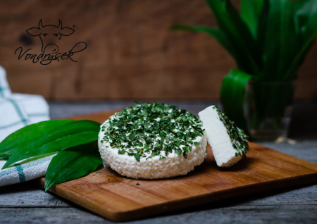 Přírodní sýr s medvědím česnekem